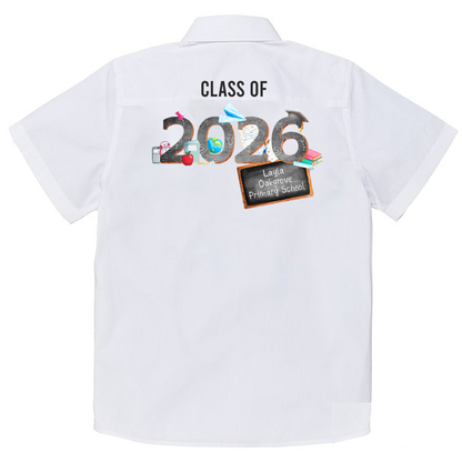 Personalised Leavers School Shirt - Autographs / Signatures Keepsake