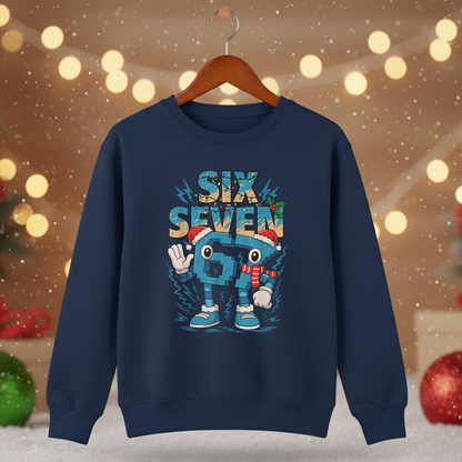 6 7 Brain Rot Christmas Sweatshirt Jumper