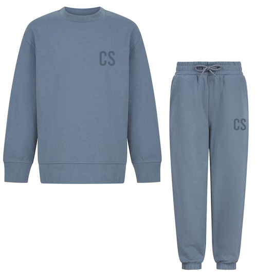 Personalised Marine Blue Tracksuit - Joggers & Sweatshirt