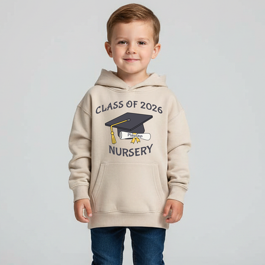 Nursery Leaver Graduation Cap 2026 Hoodie