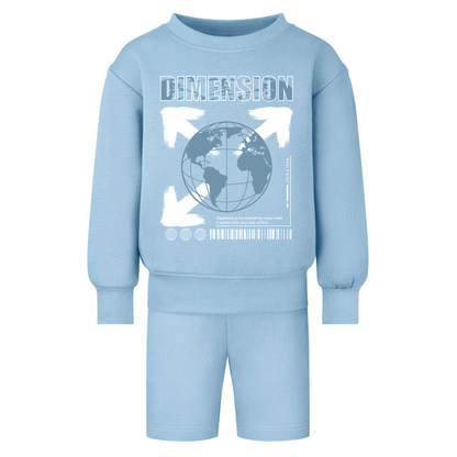 VIP Streetwear - Blue Shorts & Sweatshirt DIMENSION Set