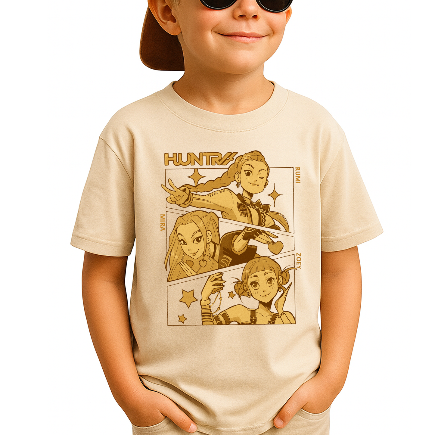 Huntrix - Neutral Golden Design T-Shirt