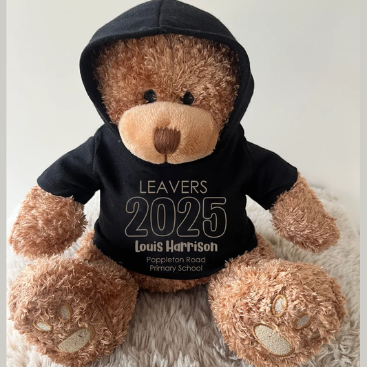 Personalised Leavers 2025 Teddy Keepsake Gift - traditional