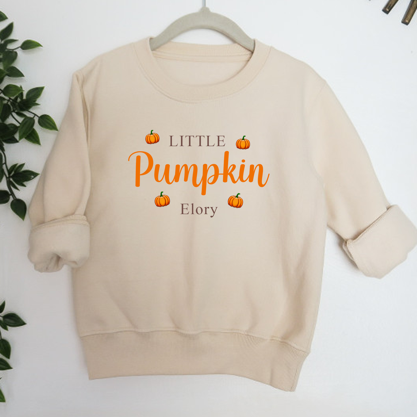 Personalised Little Pumpkin Sweatshirt