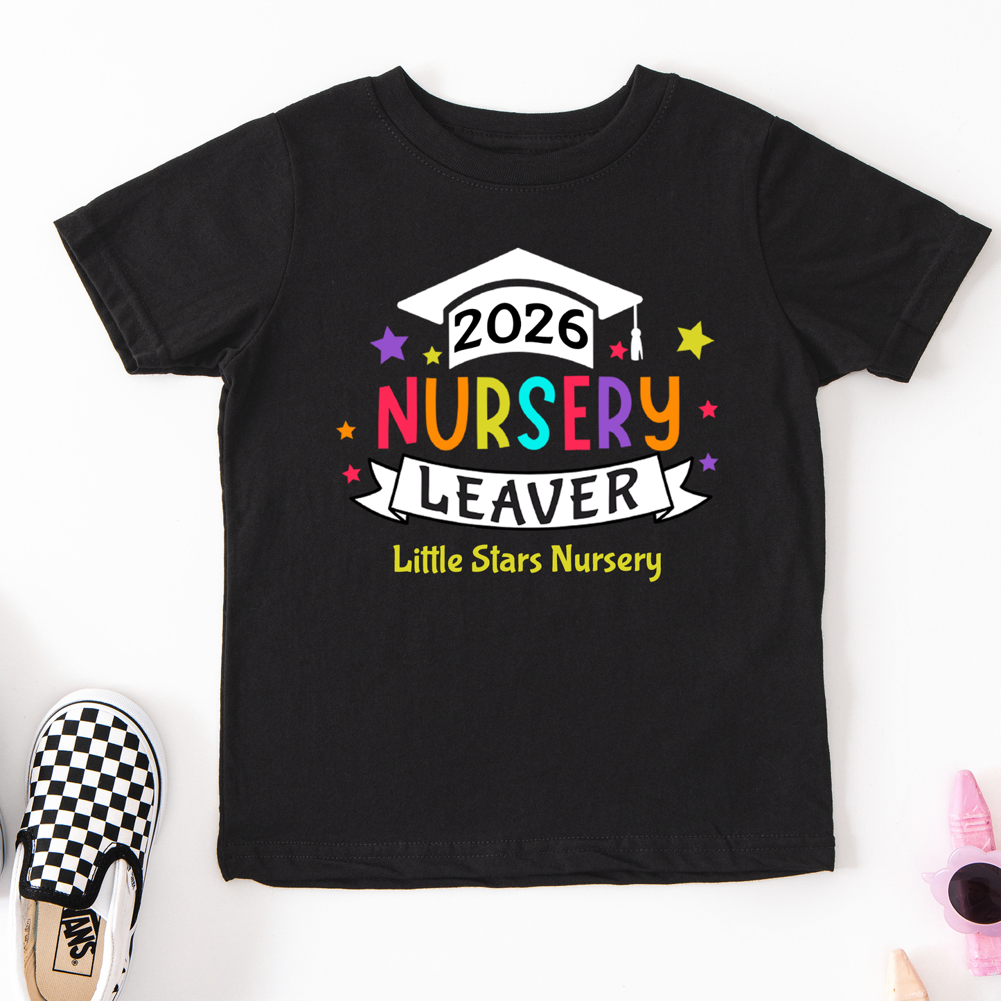 Nursery Leaver Graduation Cap 2026 T-Shirt