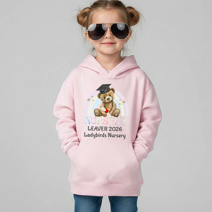 Nursery Leavers Rainbow 2026 Hoodie - personalised