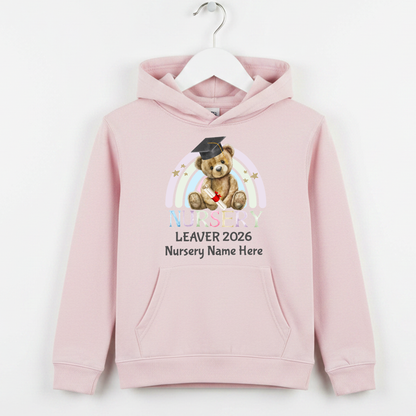 Nursery Leavers Rainbow 2026 Hoodie - personalised
