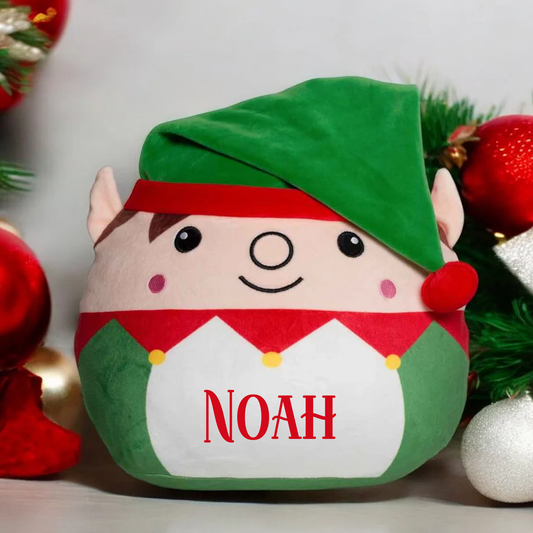 Personalised Squidy Elf Soft Toy