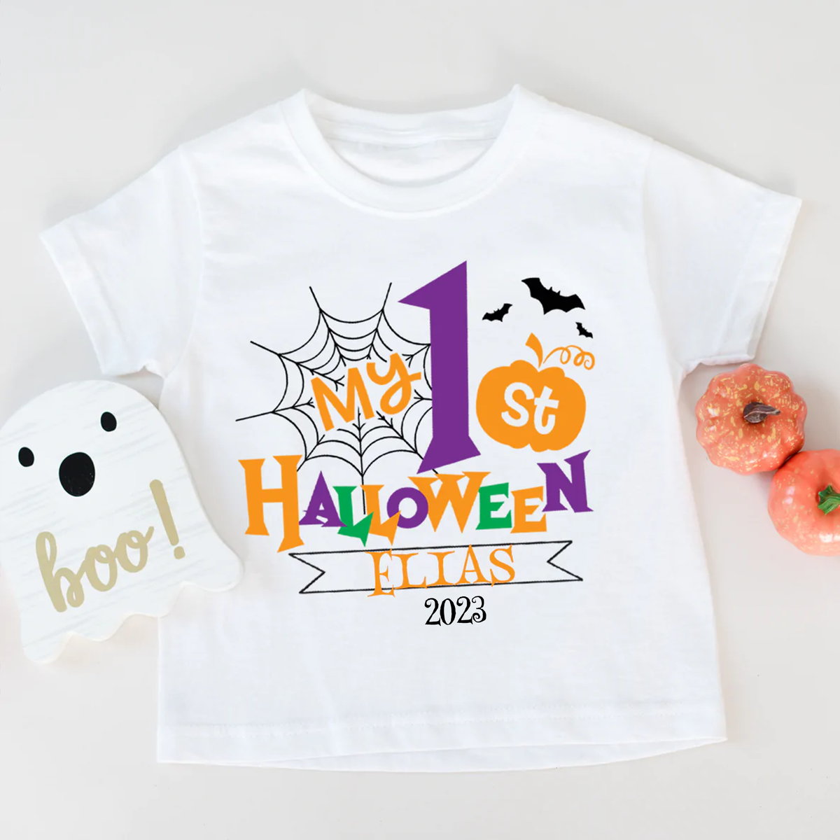 My 1st Halloween - Personalised Baby T-Shirt