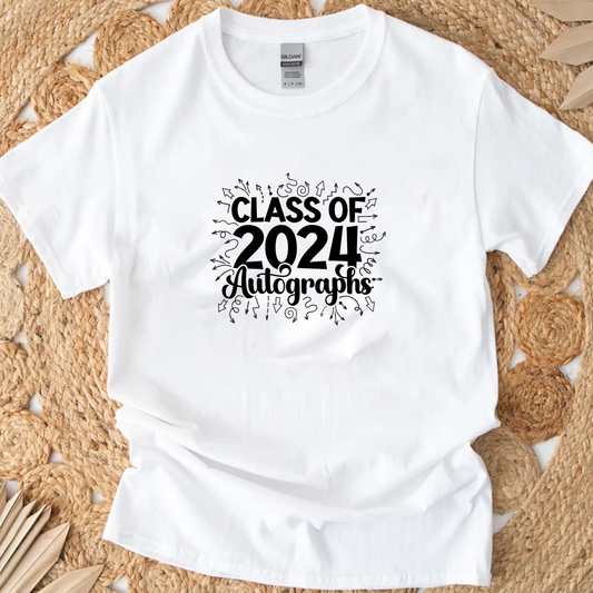 Class of 2024 Autographs / Signatures T-Shirt Keepsake