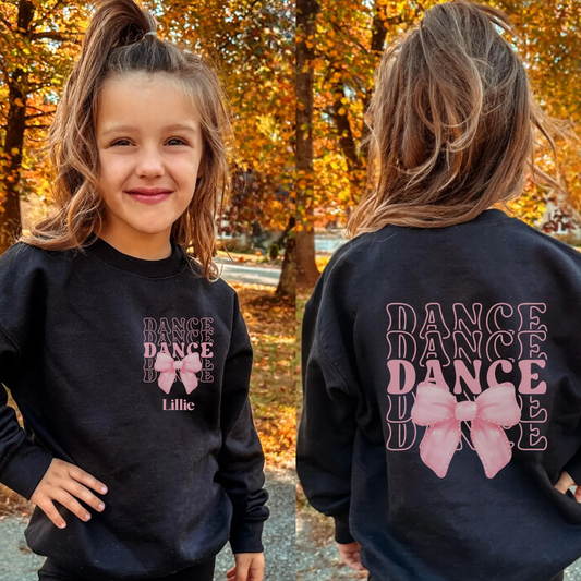 Dance Coquette Bow - Sweatshirt Personalised option