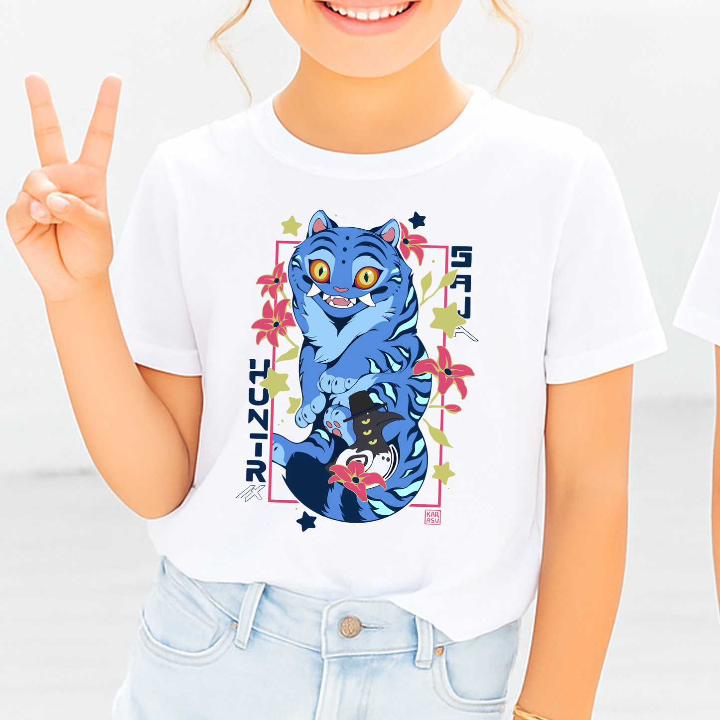 Derpy Blue Tiger T-Shirt