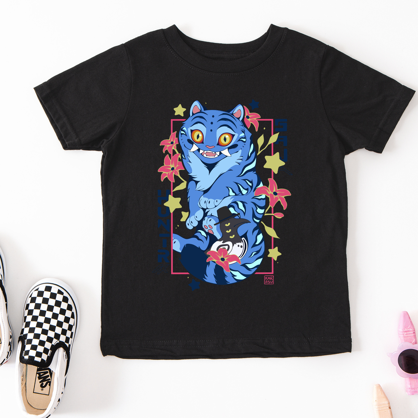 Derpy Blue Tiger T-Shirt