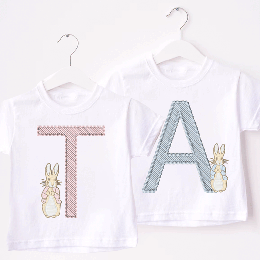 Personalised Flopsy Rabbit Easter t-shirt