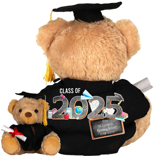Personalised Graduation Bear - Class of 2025 Leavers Teddy Keepsake Gift