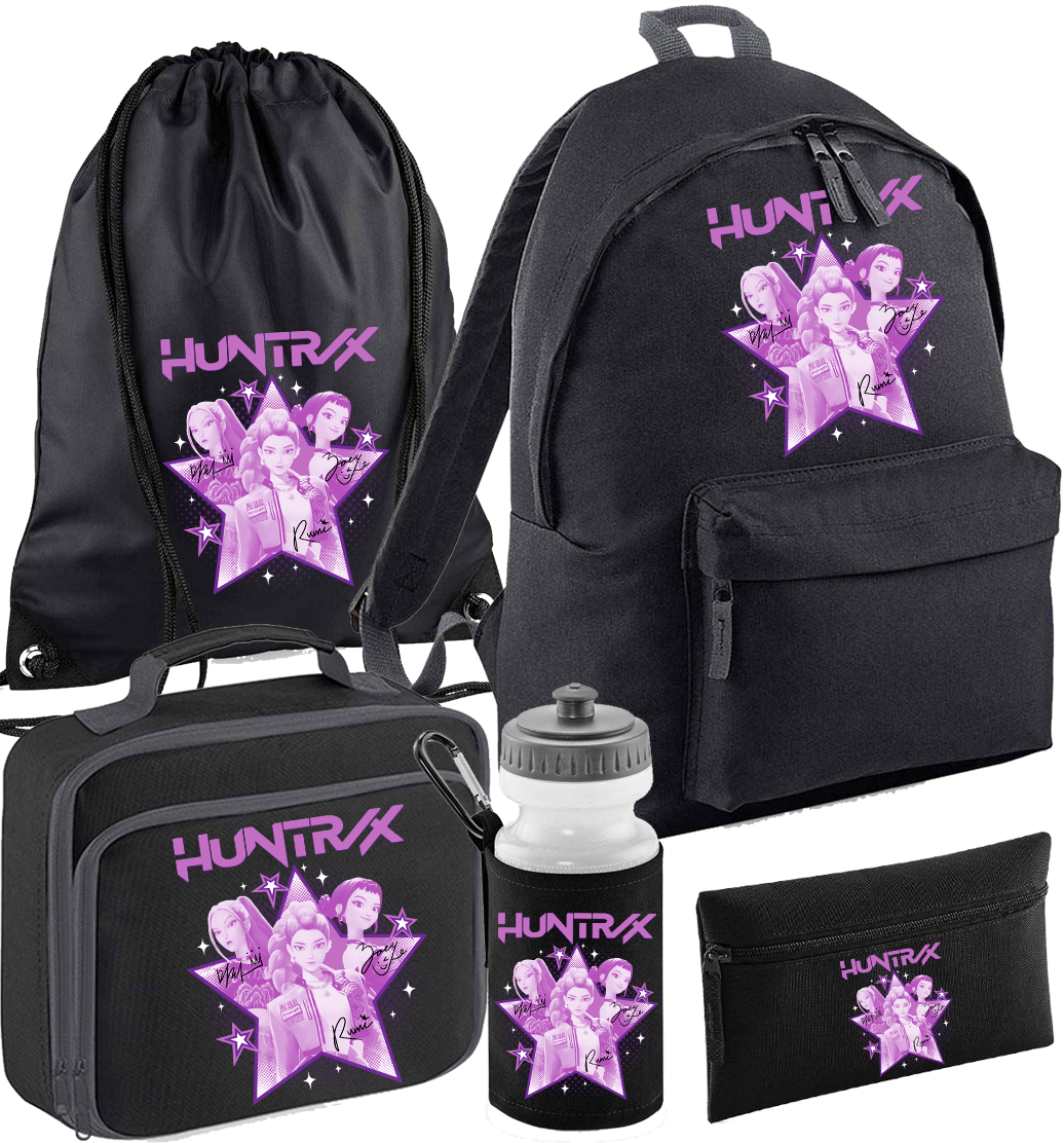 Back to School Huntrx Demon Hunters Black Set