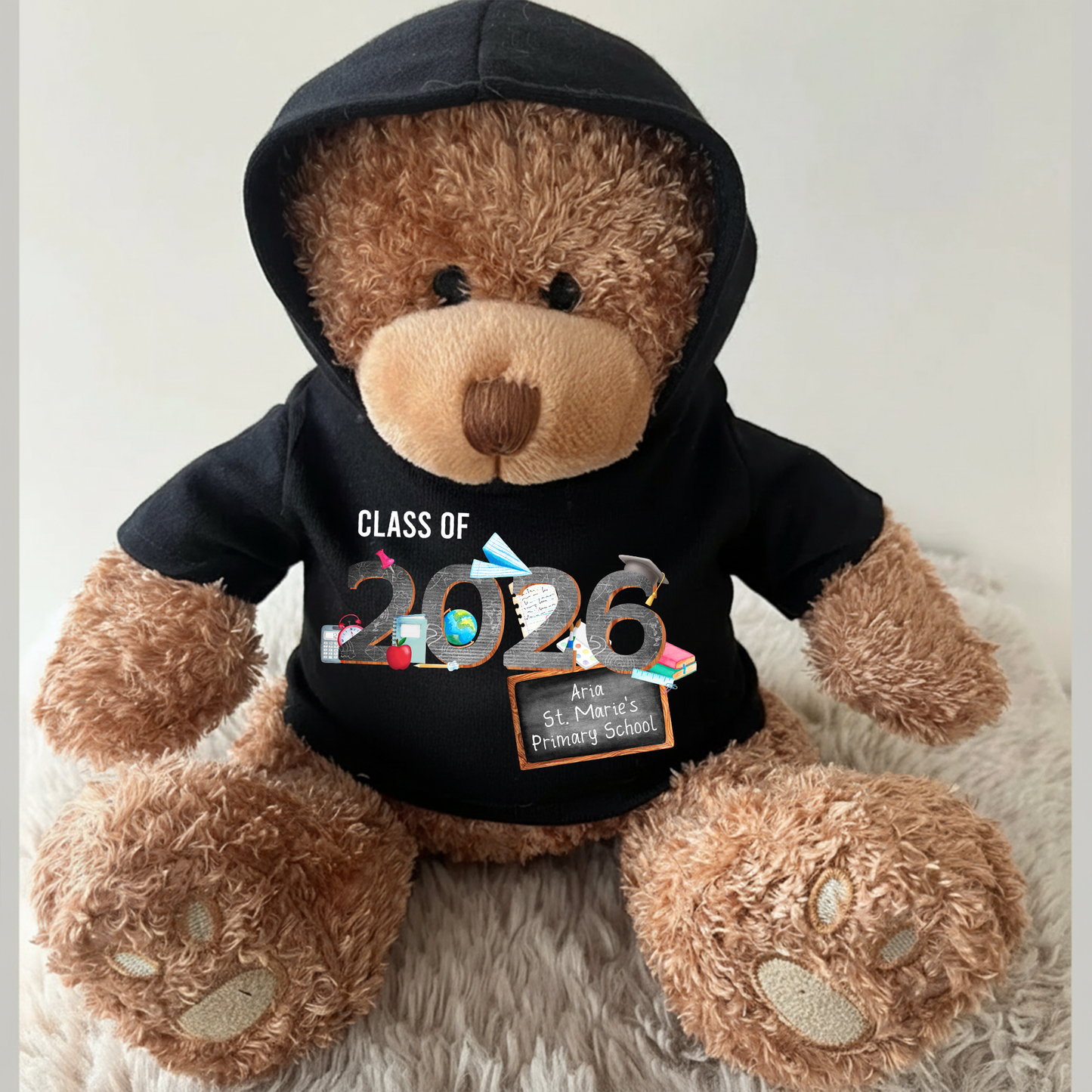 Personalised Class of 2026 Leavers Teddy Keepsake Gift