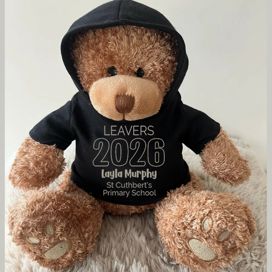 Personalised Leavers 2026 Teddy Keepsake Gift - traditional