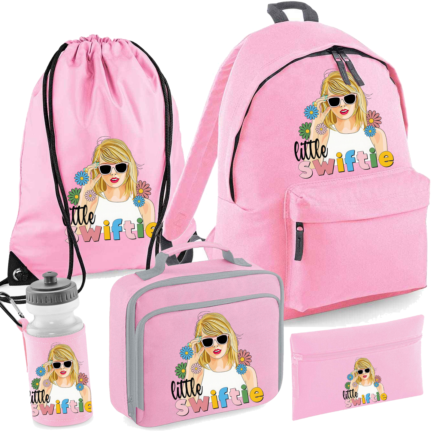 Back to School Little Swiftie Baby Pink Set - Personalisation Optional