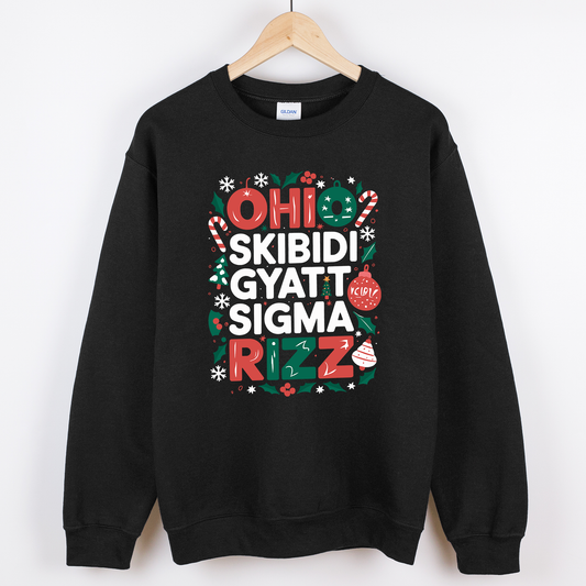 Ohio Skibidi Gyatt Sigma Rizz Sigma Sweatshirt Jumper