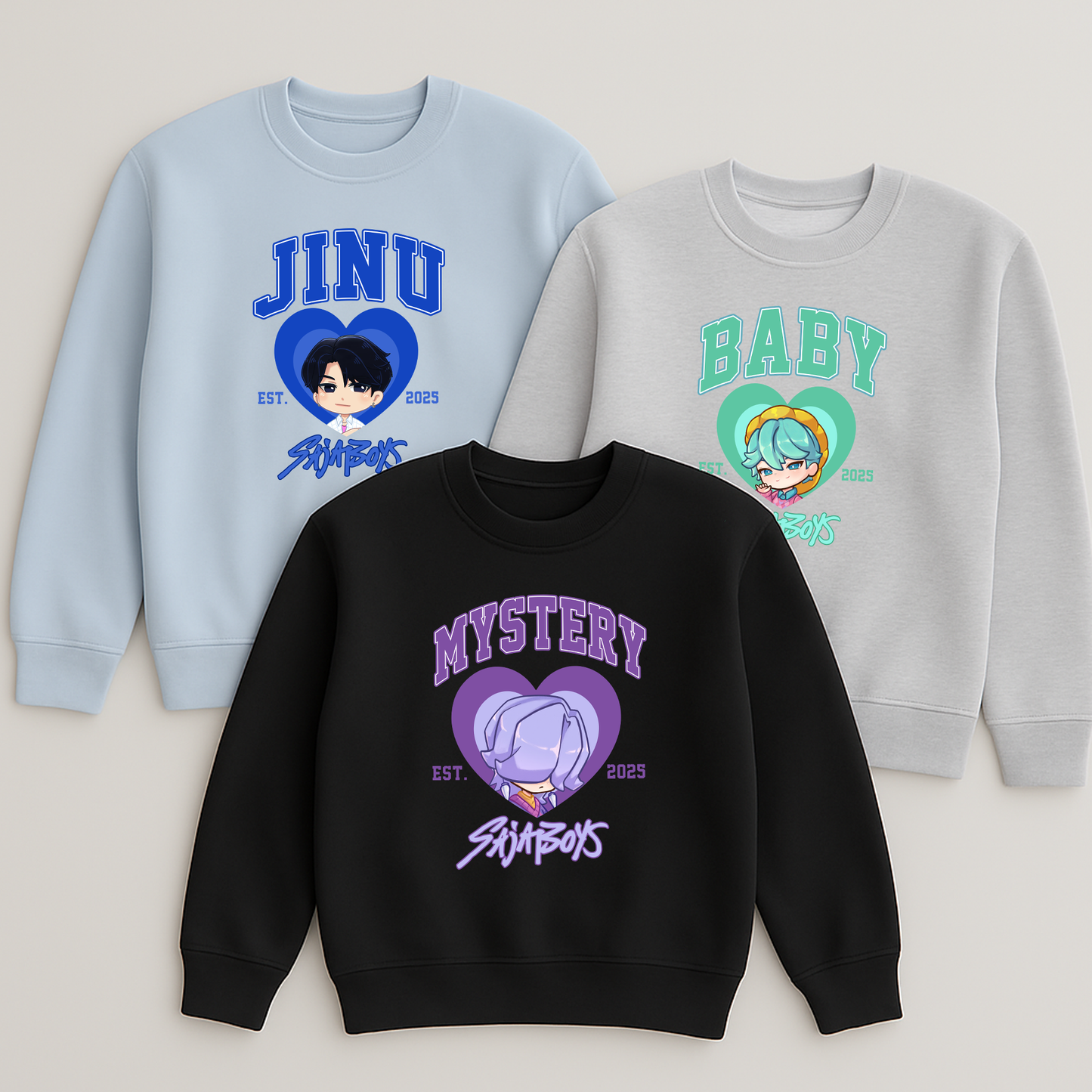 Saja Boys Est 2025 - Choose your own Sweatshirt