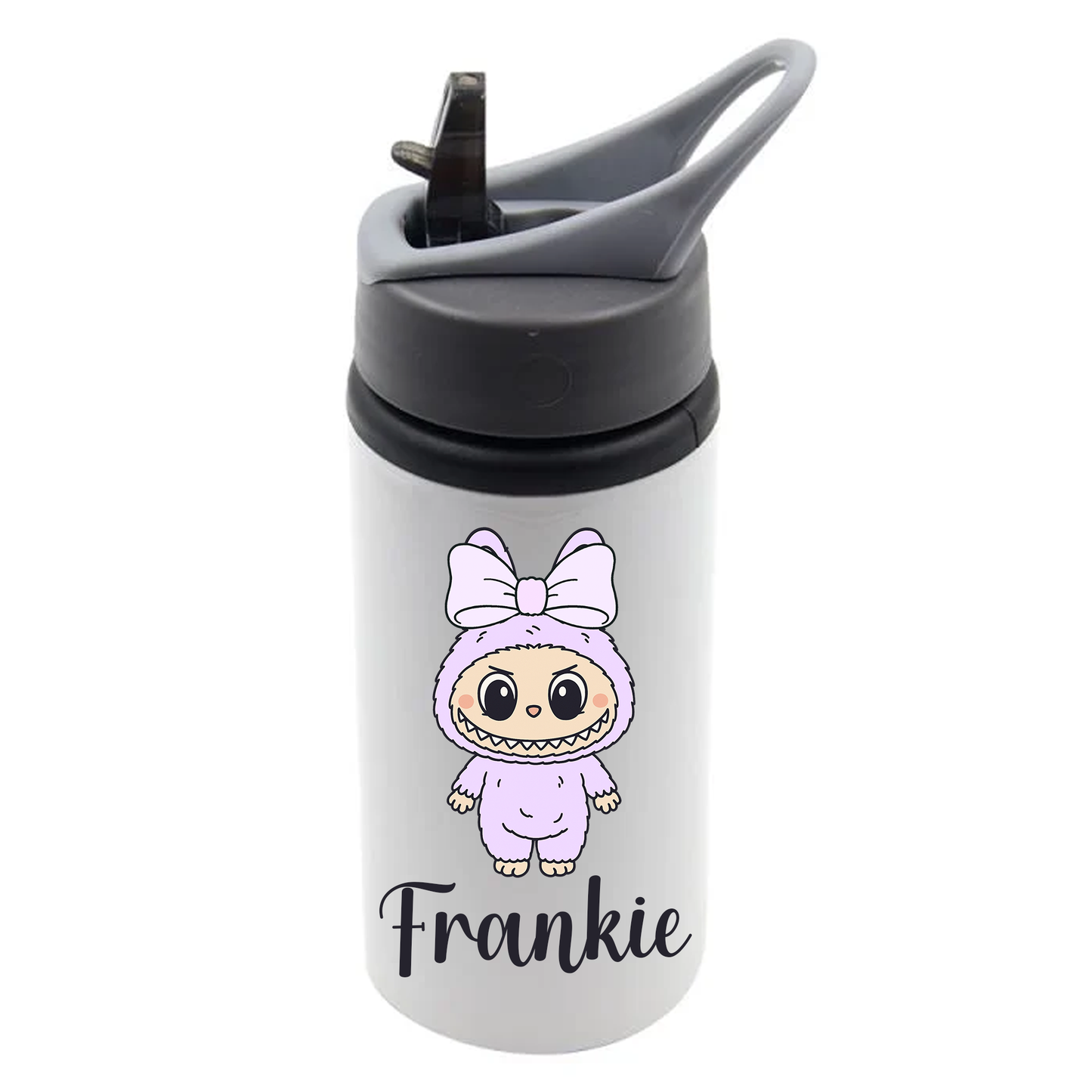 Personalised Bubu Monster Water Bottle - choice of colours