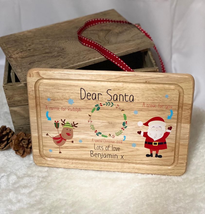 Personalised Santa Board - Christmas Eve