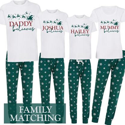 Personalised Family Believes Matching PJs