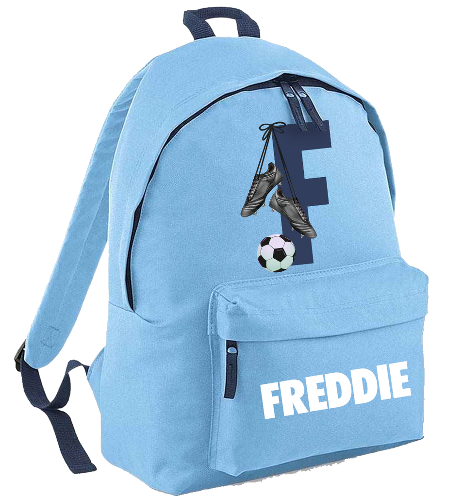 Personalised hotsell football backpack