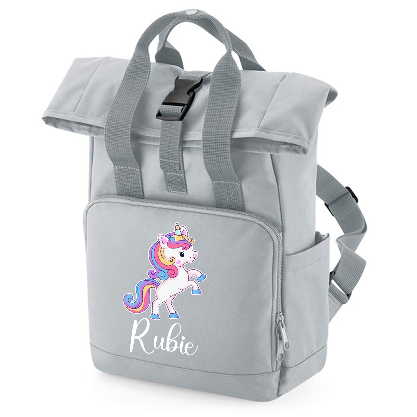 Unicorn Mini Roll-Top Backpack