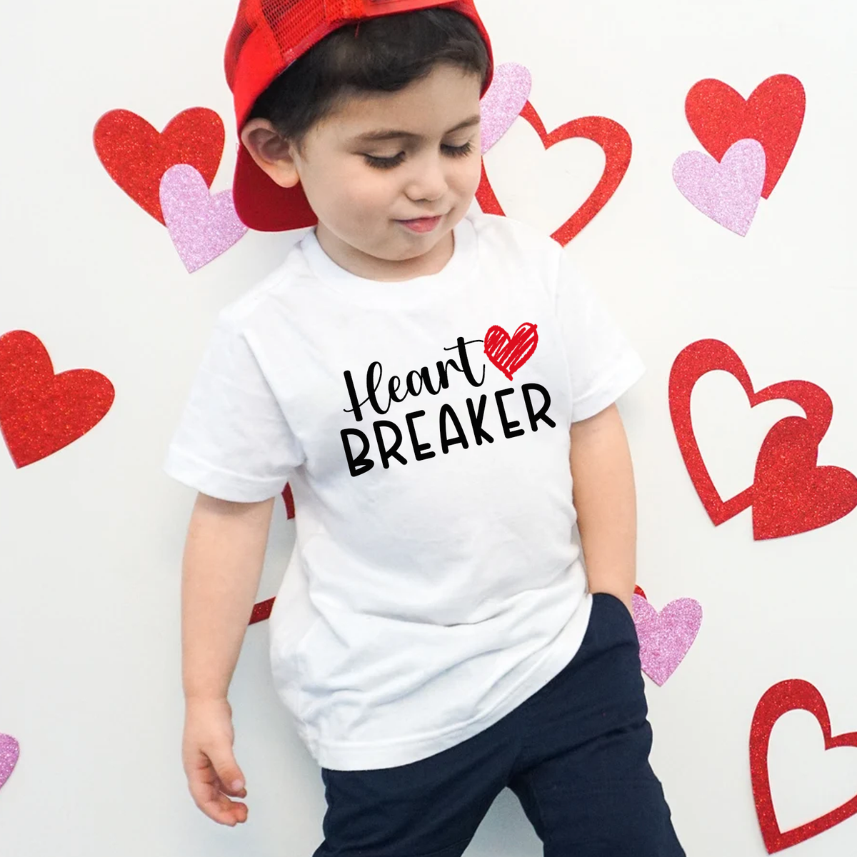 Heart Breaker White Valentine&#39;s T-Shirt