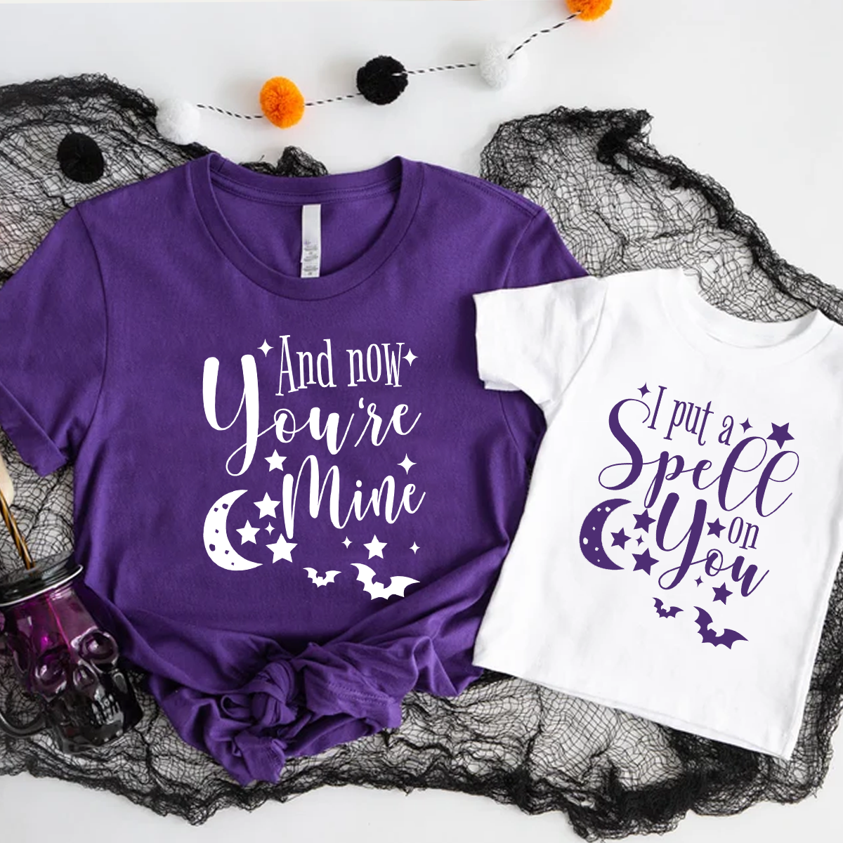 I Put A Spell On You - And Now You're Mine Halloween Twinning Shirts Hocus Pocus