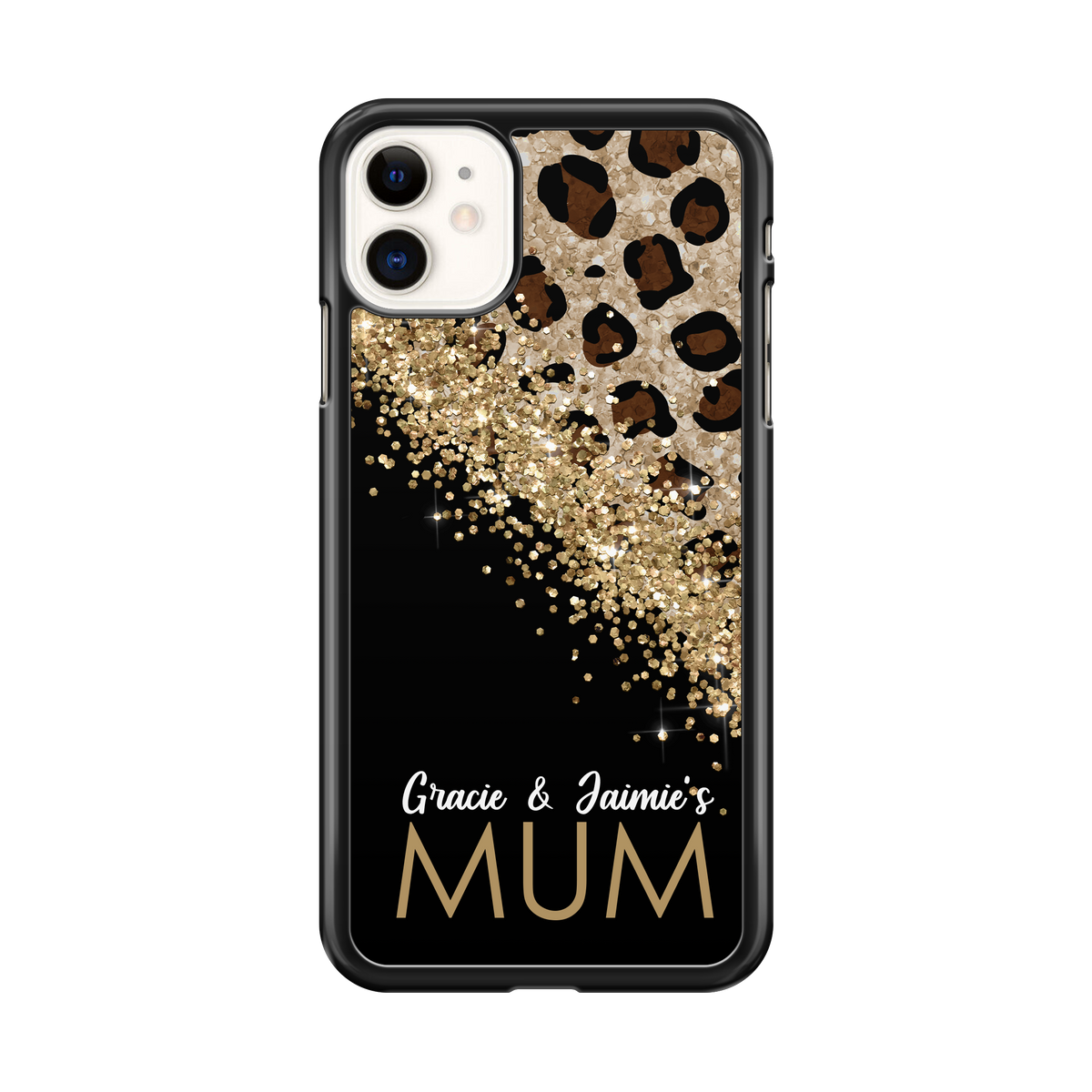 Personalised Leopard Design Mummy Phone Case