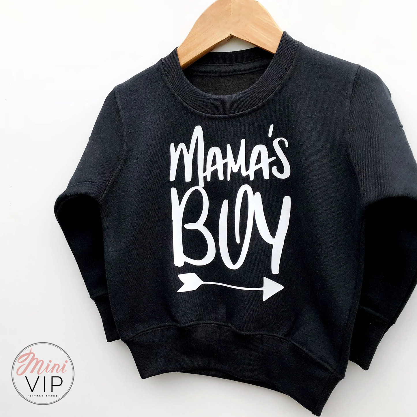 Mama's Boy - Black Sweatshirt