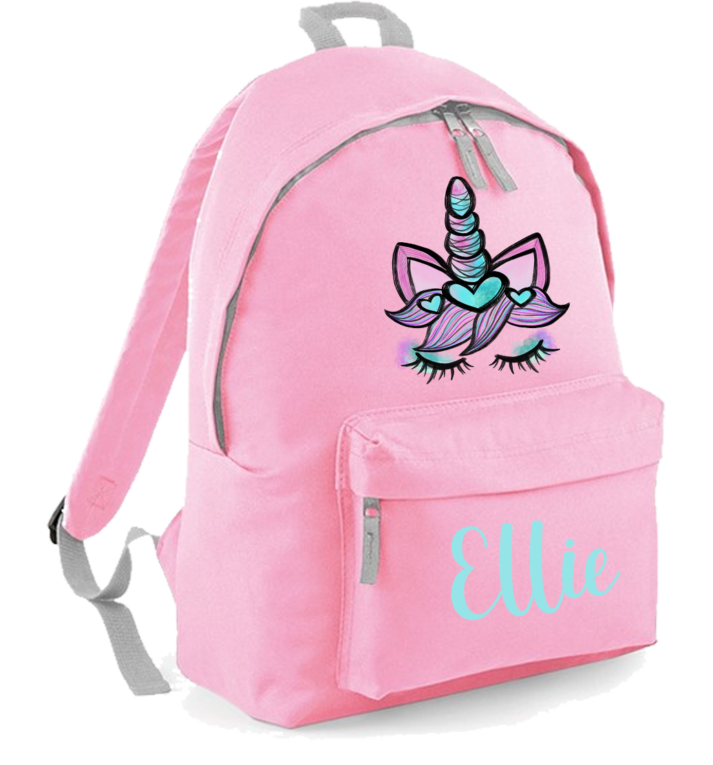 Personalised Unicorn Bag - Mini &amp; Standard Backpack Sizes!