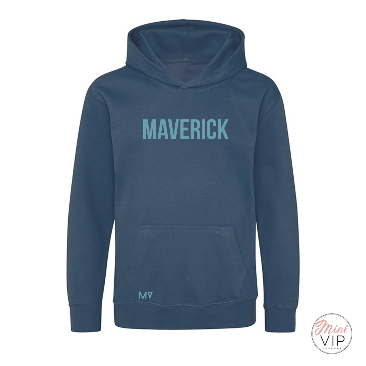 Personalised Bold Airforce Blue Mini VIP Hoodie