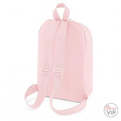 Personalised School Rose Gold Letter Script Mini Back Pack - other bag colour options
