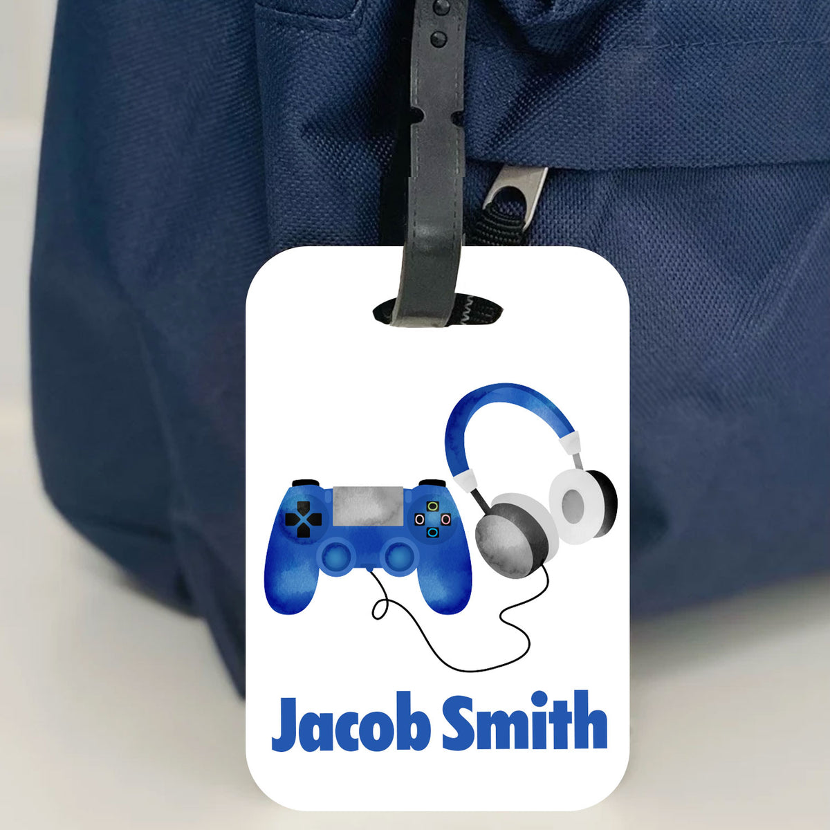 Personalised Gamer Bag Tag - Perfect for Back to School
