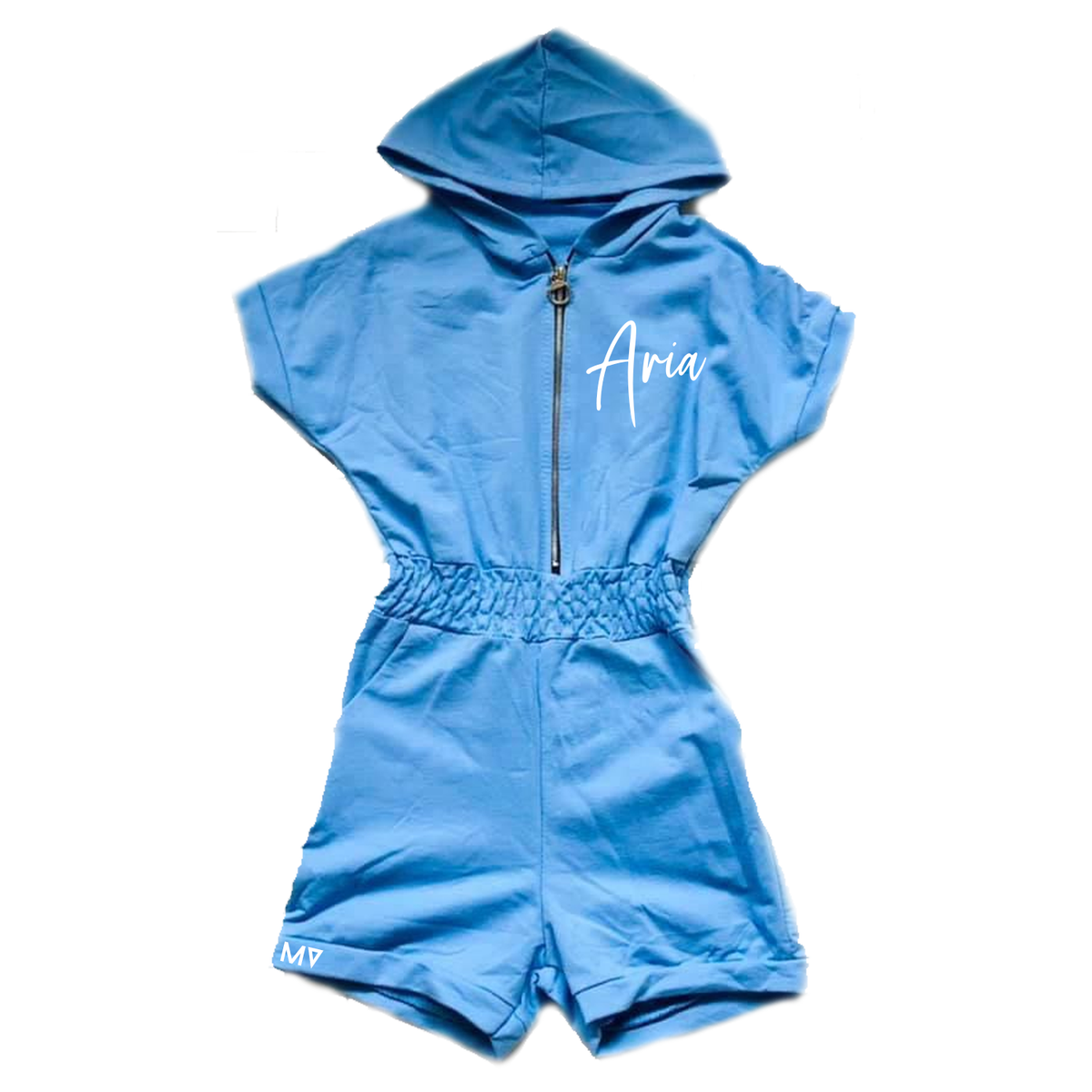 Personalised Blue Playsuit