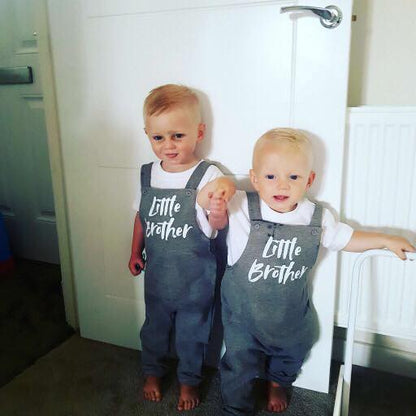 Big Brother & Little Brother Twinning Dungarees! 6 Months up to age 6 years.