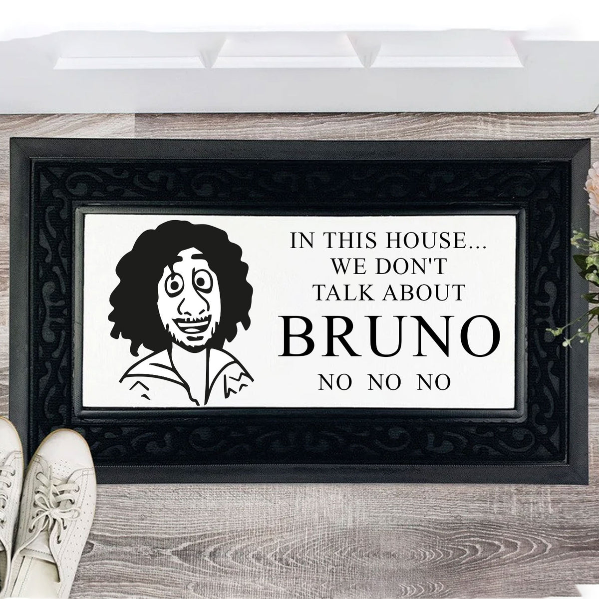 In This House... We Don&#39;t Talk About Bruno Welcome Door Mat