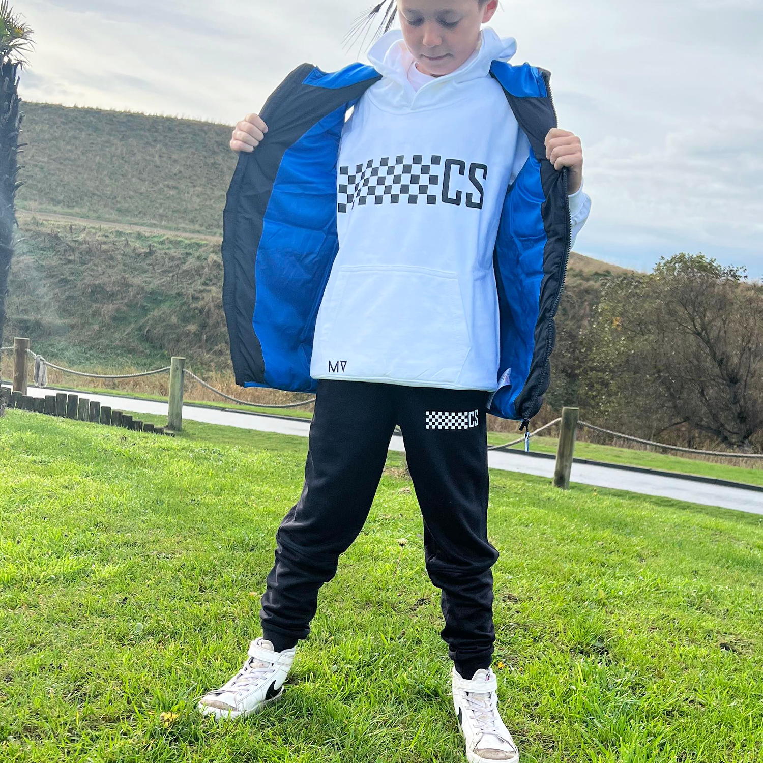Checkered nike deals tracksuit