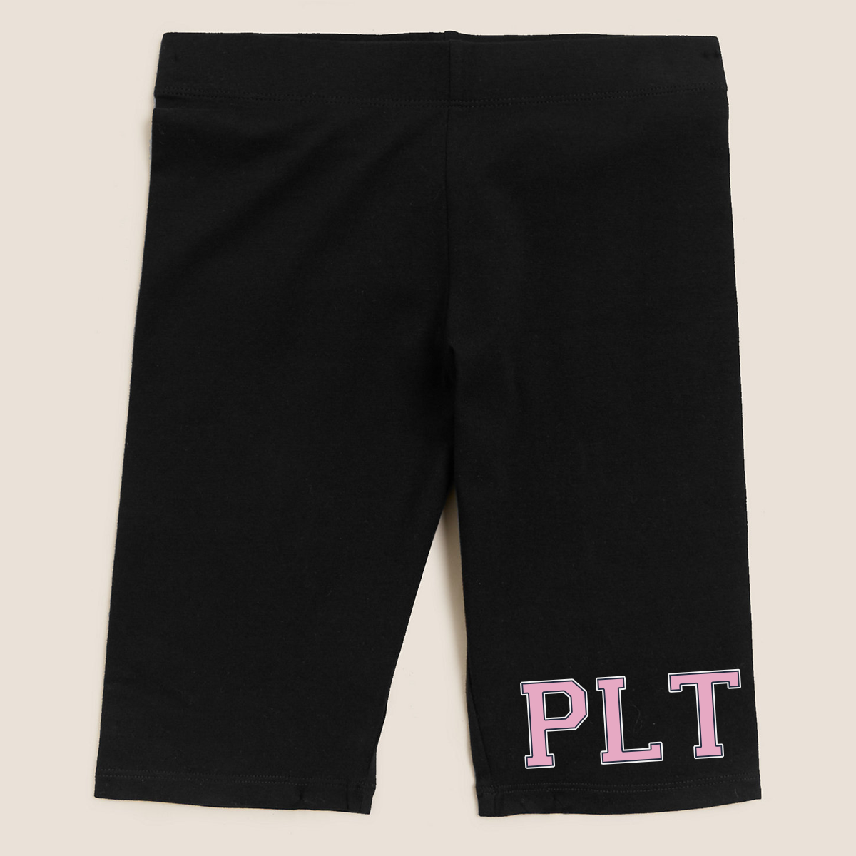 Plt black top cycling shorts