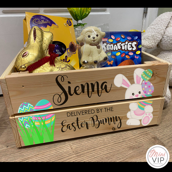 Personalised Easter Bunny Crate - ShopMiniVIP