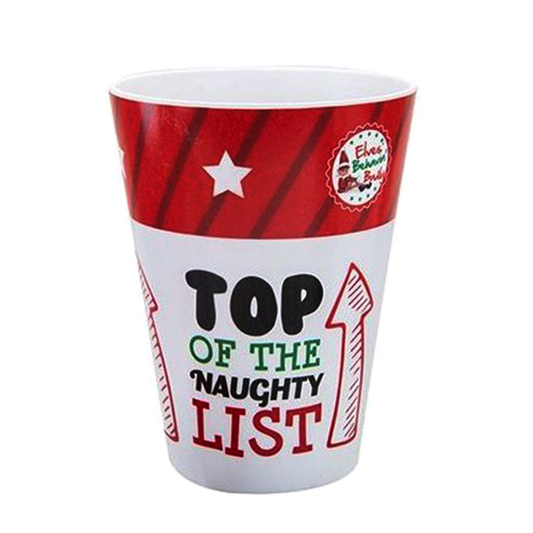 Elf Melamine Cup - Top of the Naughty List!