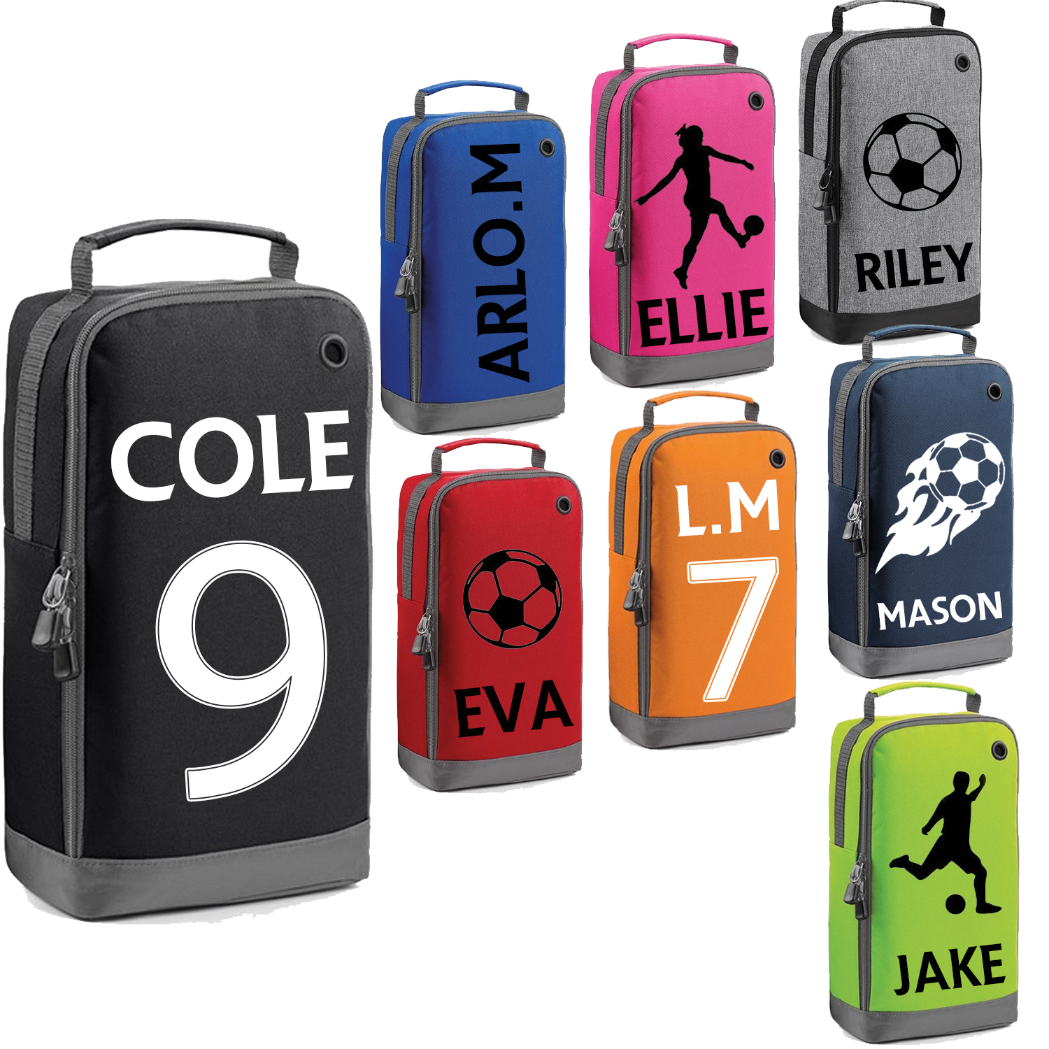 Personalised football 2025 boot bag