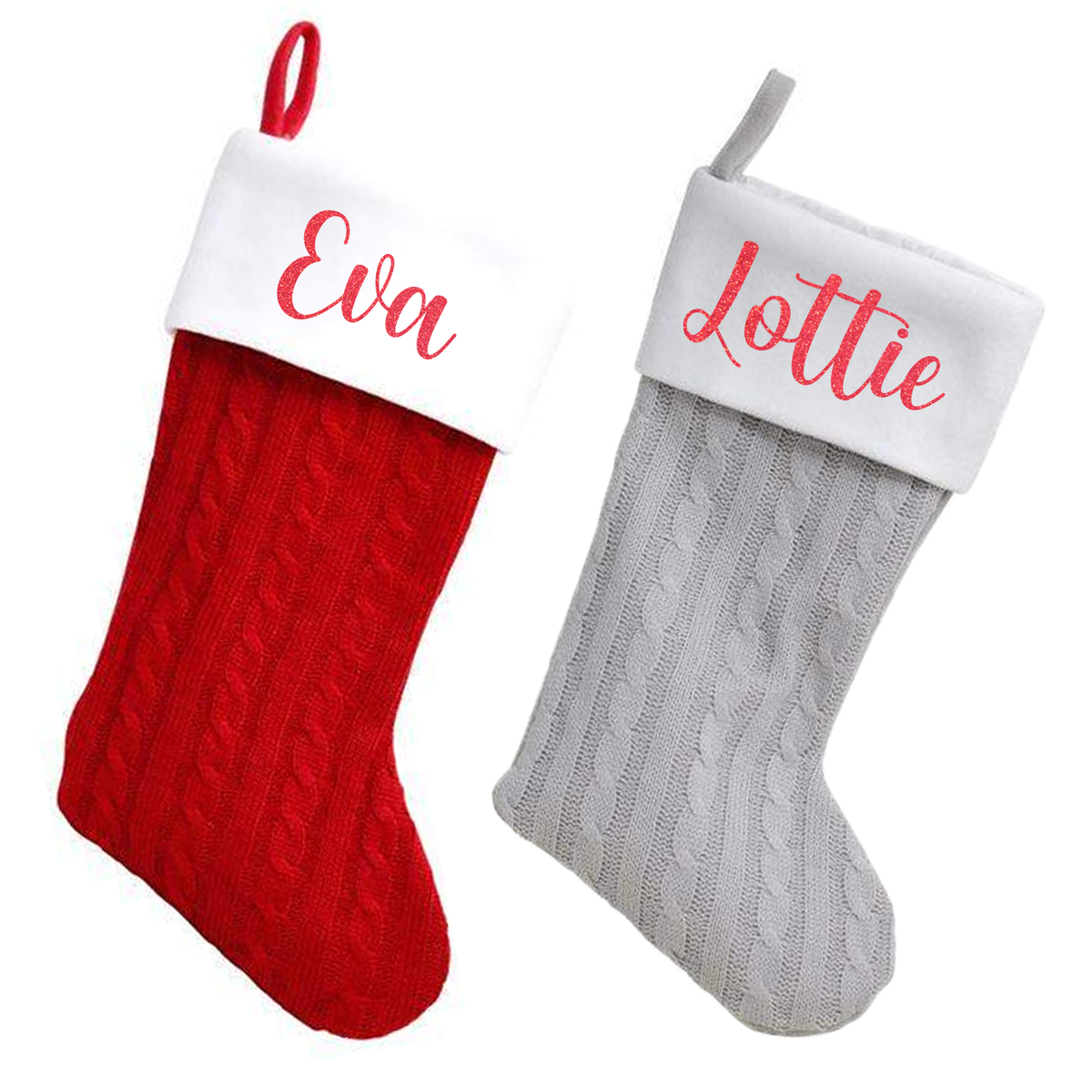 Classic Knitted Personalised Stocking