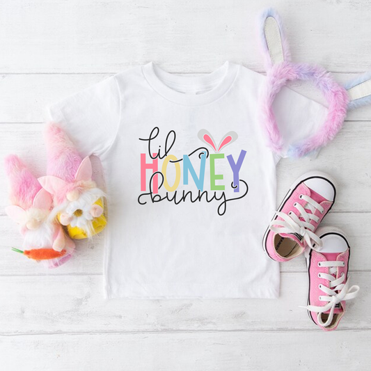 Lil Honey Bunny Easter White T-Shirt