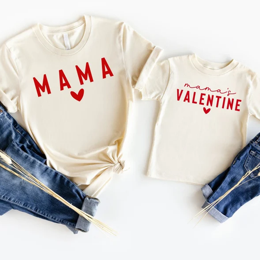 Mama's Valentine Twinning T-Shirts