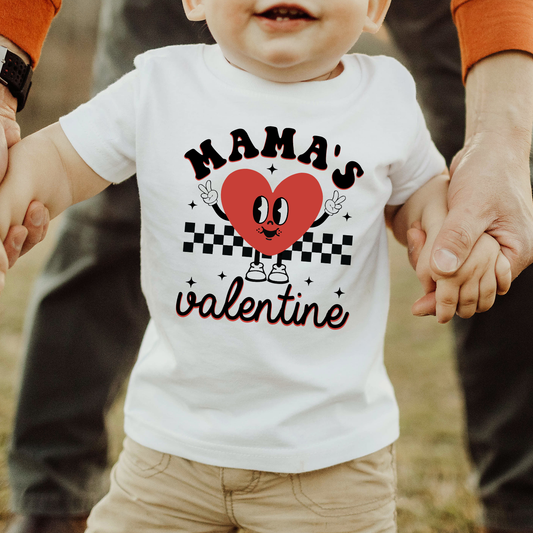 Mama's Valentine White T-Shirt